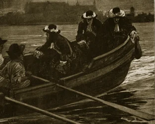 James II Dropping the Great Seal into the Thames